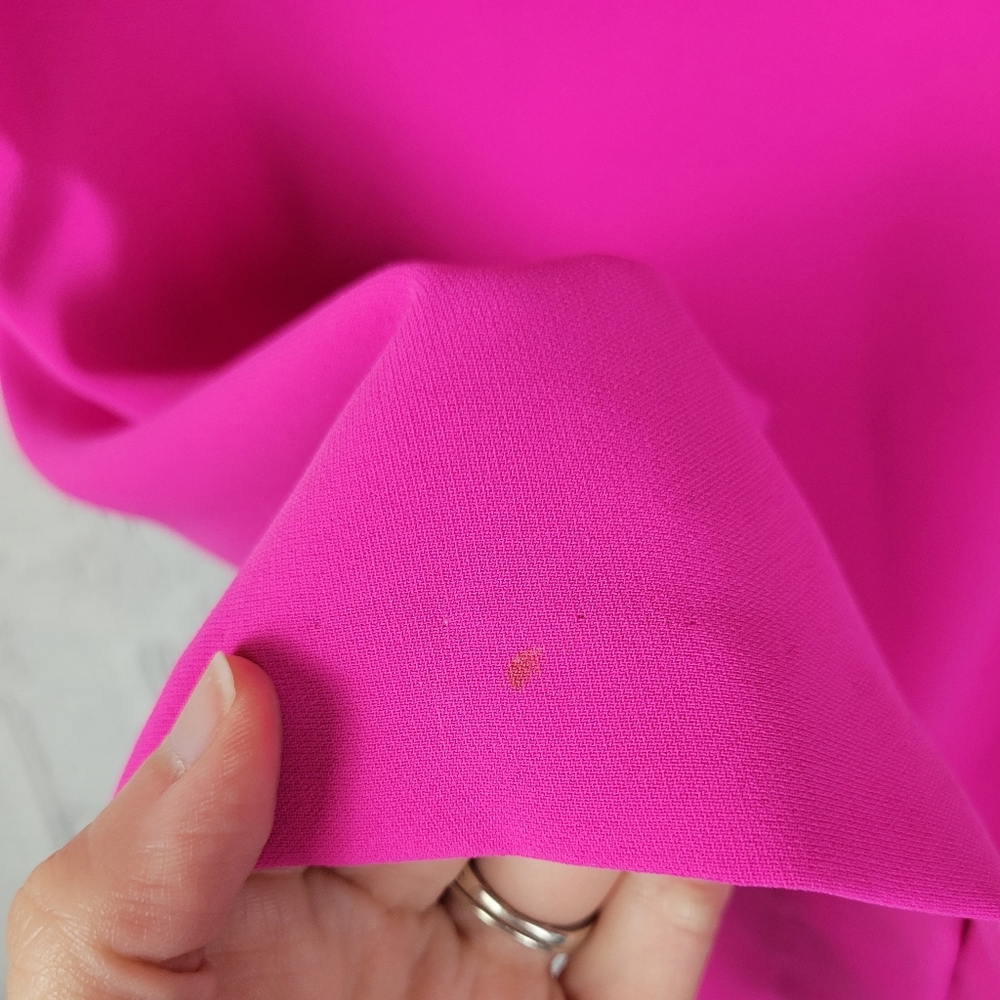 Amanda Uprichard barbie hot pink Gimlet ruffle sleeve cut out back mini dress - Picture 12 of 13